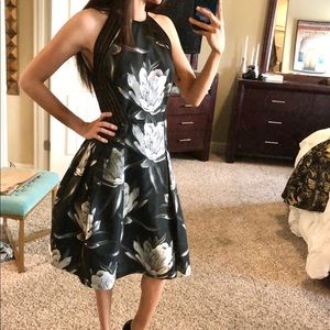 Carmen Marc Valvo | Taffeta Cocktail Dress